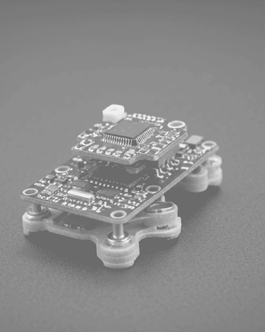 Drone circuit board close-up
